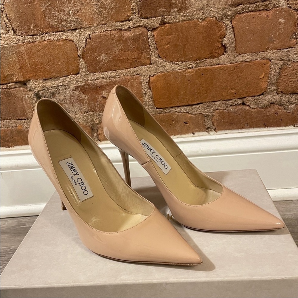Jimmy Choo nude heels. - Picture 1 of 9